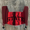 Iowa State Cyclones Mini Football Helmet Visor Shield Red Chrome Mirror w/ Clips