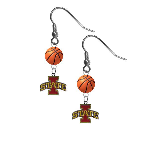 Iowa State Cyclones NCAA Basketball Dangle Earrings