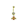 Iowa State Cyclones GOLD College Belly Button Navel Ring