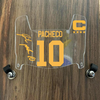 Kansas City Chiefs Isiah Pacheco Mini Football Helmet Visor Shield Clear w/ Clips - PICK COLOR