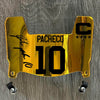 Kansas City Chiefs Isiah Pacheco Mini Football Helmet Visor Shield Gold Chrome Mirror w/ Clips - PICK COLOR
