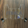 Ithica Bombers Mini Football Helmet Visor Shield Clear w/ Clips