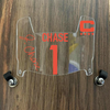 Cincinnati Bengals Ja'Mar Chase Mini Football Helmet Visor Shield Clear w/ Clips - PICK COLOR