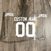 Jacksonville Jaguars Custom Name & Number Full Size Football Helmet Visor Shield Clear w/ Clips - WHITE