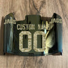 Jacksonville Jaguars Custom Name & Number Full Size Football Helmet Visor Shield Gold Iridium Mirror w/ Clips - CAMO