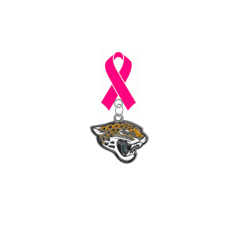 Jacksonville Jaguars NFL Breast Cancer Awareness / Mothers Day Pink Ribbon Lapel Pin