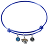 Jacksonville Jaguars Blue NFL Expandable Wire Bangle Charm Bracelet
