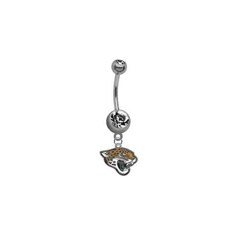 Jacksonville Jaguars NFL Football Belly Button Navel Ring