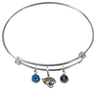 Jacksonville Jaguars NFL Expandable Wire Bangle Charm Bracelet