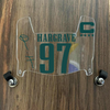 Philadelphia Eagles Javon Hargrave Mini Football Helmet Visor Shield Clear w/ Clips - PICK COLOR