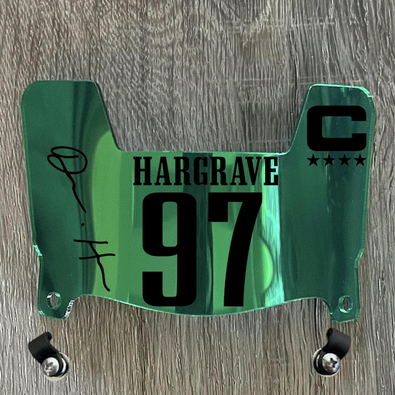 Philadelphia Eagles Javon Hargrave Mini Football Helmet Visor Shield Green Chrome Mirror w/ Clips - PICK COLOR