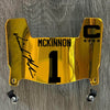 Kansas City Chiefs Jerick Mckinnon Mini Football Helmet Visor Shield Gold Chrome Mirror w/ Clips - PICK COLOR