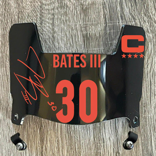 Cincinnati Bengals Jessie Bates III Mini Football Helmet Visor Shield Black Dark Tint w/ Clips - PICK COLOR