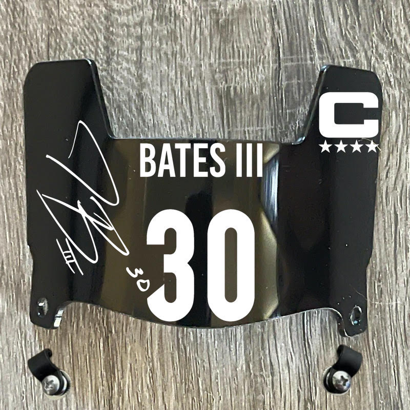 Cincinnati Bengals Jessie Bates III Mini Football Helmet Visor Shield Black Dark Tint w/ Clips - PICK COLOR