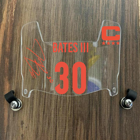 Cincinnati Bengals Jessie Bates III Mini Football Helmet Visor Shield Clear w/ Clips - PICK COLOR