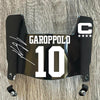 San Francisco 49ers Jimmy Garoppolo Mini Football Helmet Visor Shield Black Dark Tint w/ Clips