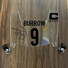 Cincinnati Bengals Joe Burrow Mini Football Helmet Visor Shield Clear w/ Clips