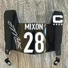 Cincinnati Bengals Joe Mixon Mini Football Helmet Visor Shield Black Dark Tint w/ Clips