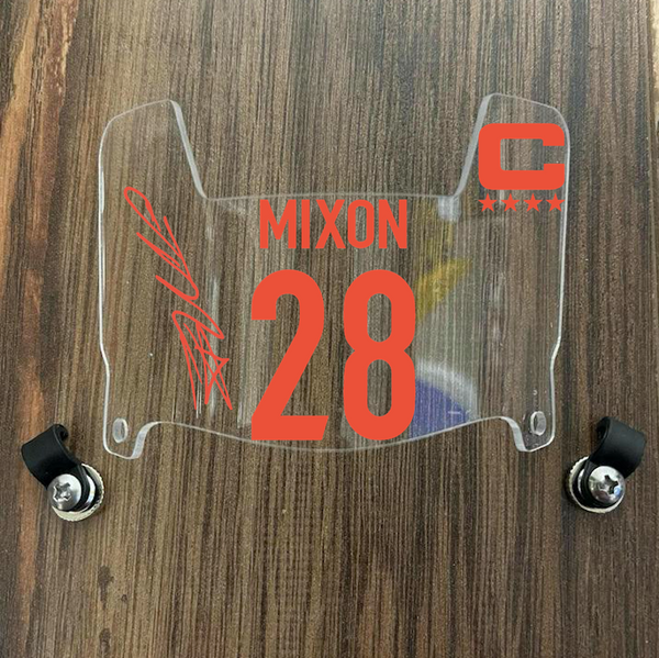 Cincinnati Bengals Joe Mixon Mini Football Helmet Visor Shield Clear w/ Clips