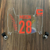Cincinnati Bengals Joe Mixon Mini Football Helmet Visor Shield Clear w/ Clips