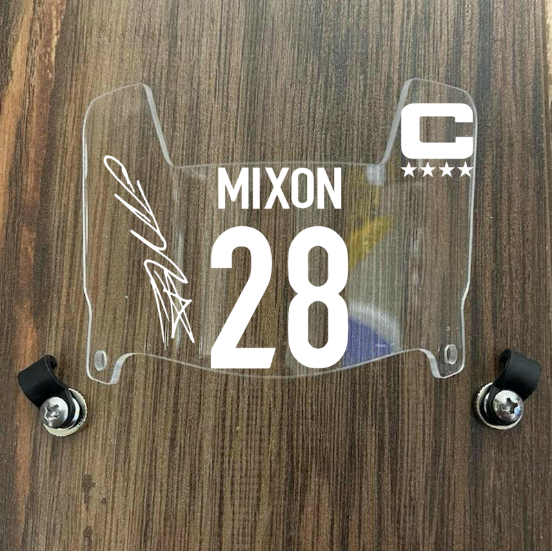 Cincinnati Bengals Joe Mixon Mini Football Helmet Visor Shield Clear w/ Clips