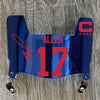 Buffalo Bills Josh Allen Mini Football Helmet Visor Shield Blue Chrome Mirror w/ Clips