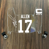 Buffalo Bills Josh Allen Mini Football Helmet Visor Shield Clear w/ Clips - PICK COLOR