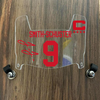 Kansas City Chiefs JuJu Smith-Schushter Mini Football Helmet Visor Shield Clear w/ Clips - PICK COLOR