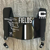 Chicago Bears Justin Fields Mini Football Helmet Visor Shield Black Dark Tint w/ Clips