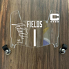 Chicago Bears Justin Fields Mini Football Helmet Visor Shield Clear w/ Clips