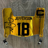Minnesota Vikings Justin Jefferson Mini Football Helmet Visor Shield Clear w/ Clips