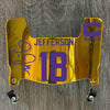 Minnesota Vikings Justin Jefferson Mini Football Helmet Visor Shield Clear w/ Clips