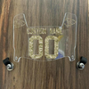 Kansas City Chiefs Custom Name & Number Mini Football Helmet Visor Shield Clear w/ Clips - CAMO