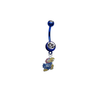Kansas Jayhawks BLUE College Belly Button Navel Ring