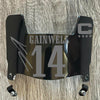 Philadelphia Eagles Kenneth Gainwell Mini Football Helmet Visor Shield Black Dark Tint w/ Clips - PICK COLOR