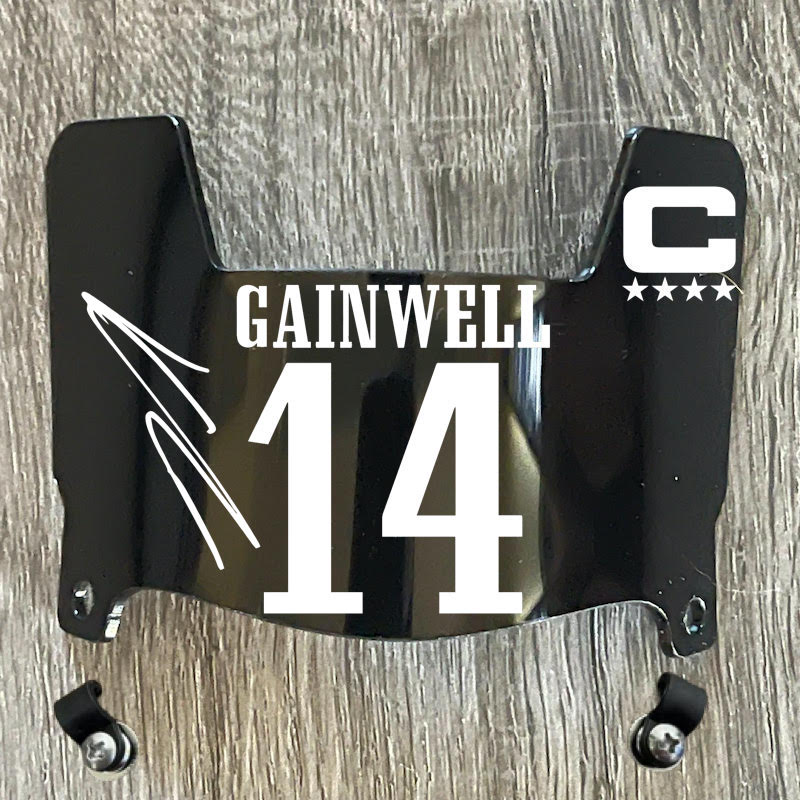 Philadelphia Eagles Kenneth Gainwell Mini Football Helmet Visor Shield Black Dark Tint w/ Clips - PICK COLOR