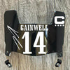 Philadelphia Eagles Kenneth Gainwell Mini Football Helmet Visor Shield Black Dark Tint w/ Clips - PICK COLOR