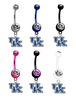 Kentucky Wildcats NCAA College Belly Button Navel Ring - Pick Your Color