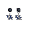 Kentucky Wildcats BLACK Swarovski Crystal Stud Rhinestone Earrings