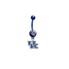 Kentucky Wildcats BLUE College Belly Button Navel Ring