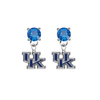 Kentucky Wildcats BLUE Swarovski Crystal Stud Rhinestone Earrings