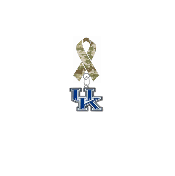 Kentucky Wildcats Salute to Service Military Appreciation Camo Ribbon Lapel Pin