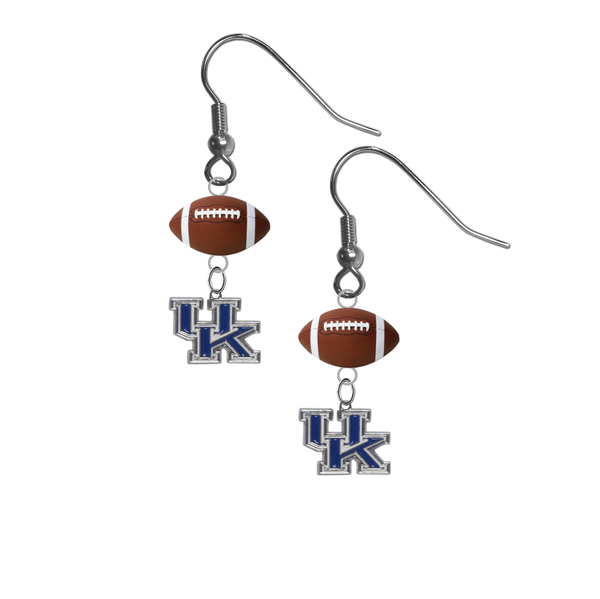 Kentucky Wildcats NCAA Football Dangle Earrings