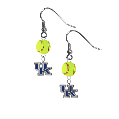 Kentucky Wildcats NCAA Fastpitch Softball Dangle Earrings
