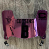 Minnesota Vikings Kirk Cousins Mini Football Helmet Visor Shield Purple Chrome Mirror w/ Clips