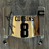 Minnesota Vikings Kirk Cousins Mini Football Helmet Visor Shield Silver Chrome Mirror w/ Clips