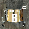 Minnesota Vikings Kirk Cousins Mini Football Helmet Visor Shield Silver Chrome Mirror w/ Clips