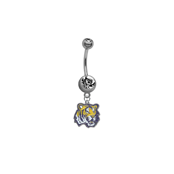 LSU Tigers NCAA College Belly Button Navel Ring