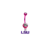 LSU Tigers Style 2 PINK College Belly Button Navel Ring