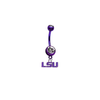 LSU Tigers Style 2 PURPLE College Belly Button Navel Ring